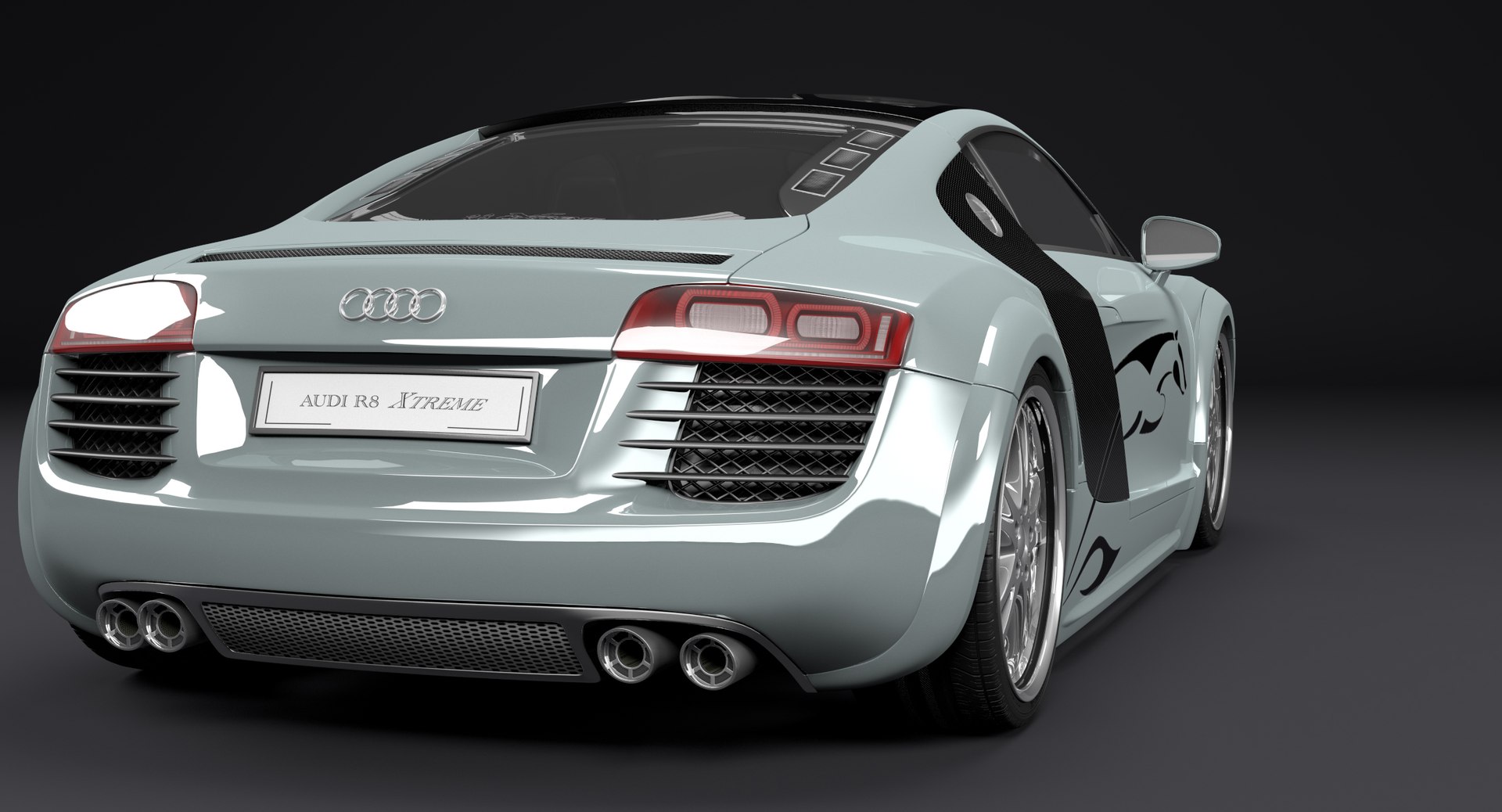 3d audi r8 custom car