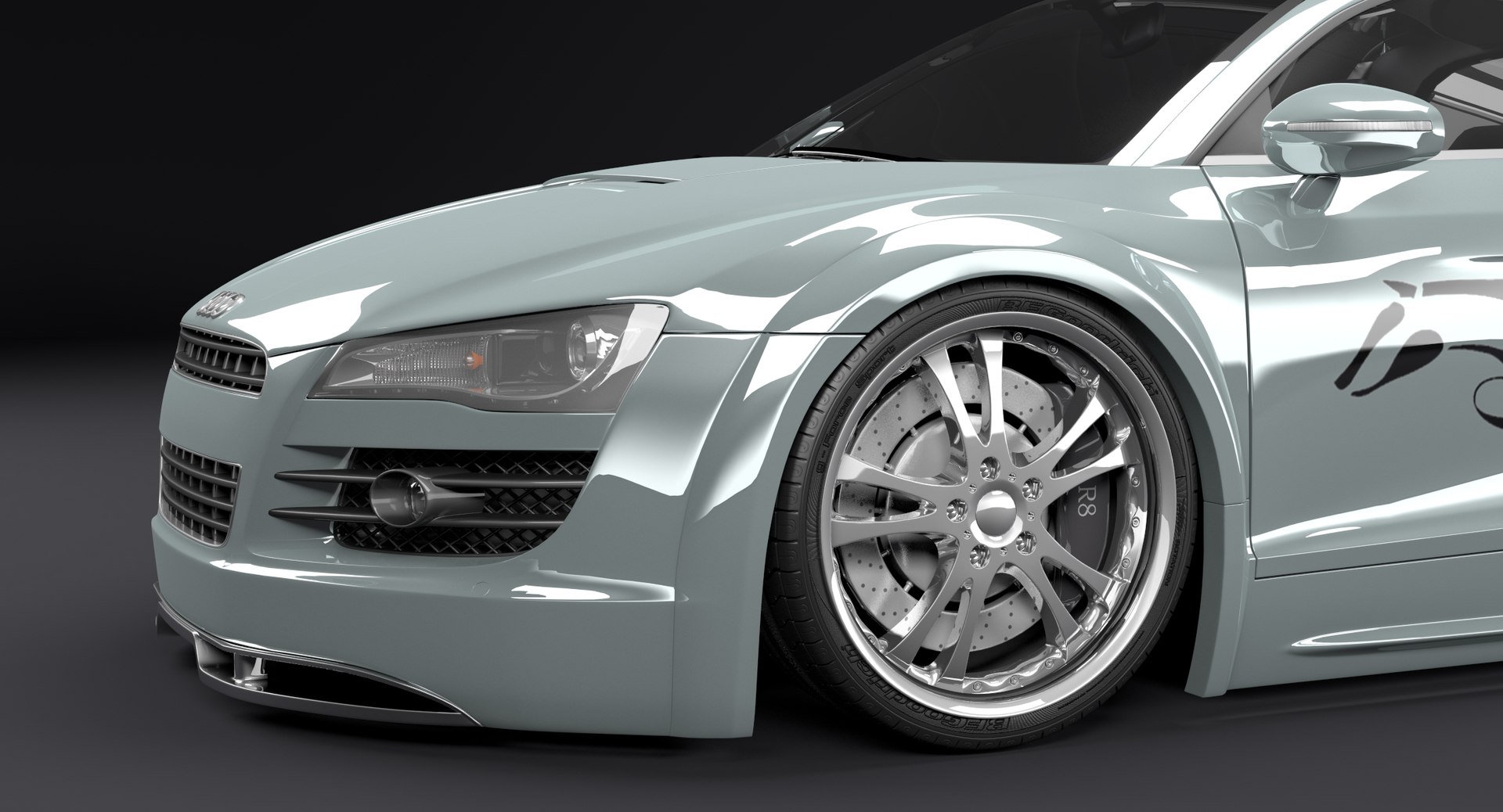 3d audi r8 custom car