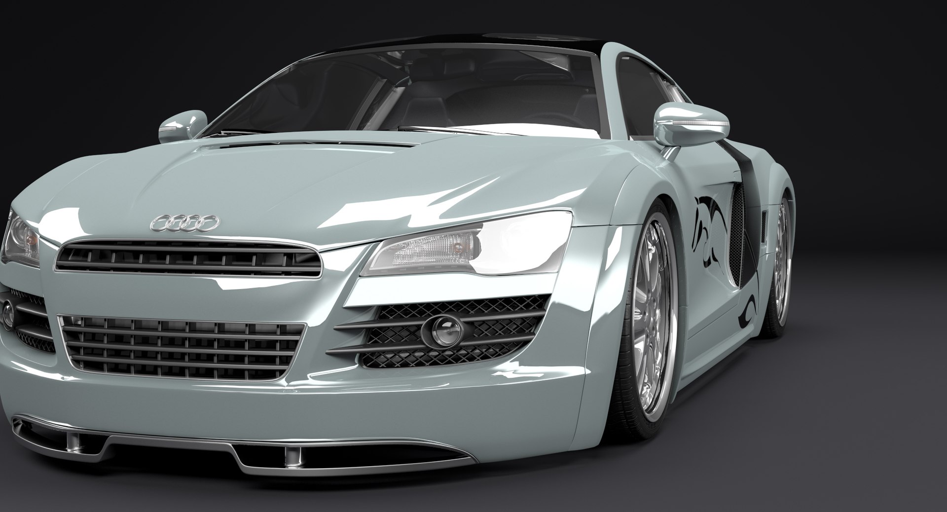 3d audi r8 custom car