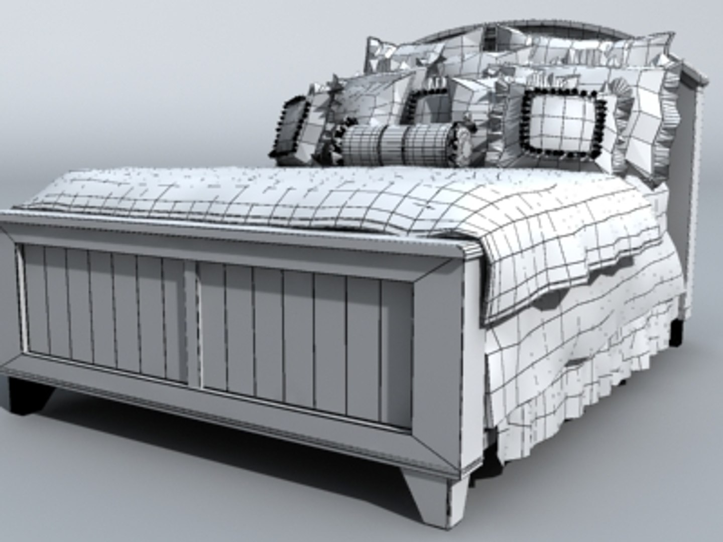 3d model bed furniture