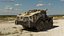 Camion militare di fantascienza sporco