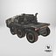 Camion militare di fantascienza sporco
