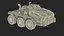 Camion militare di fantascienza sporco
