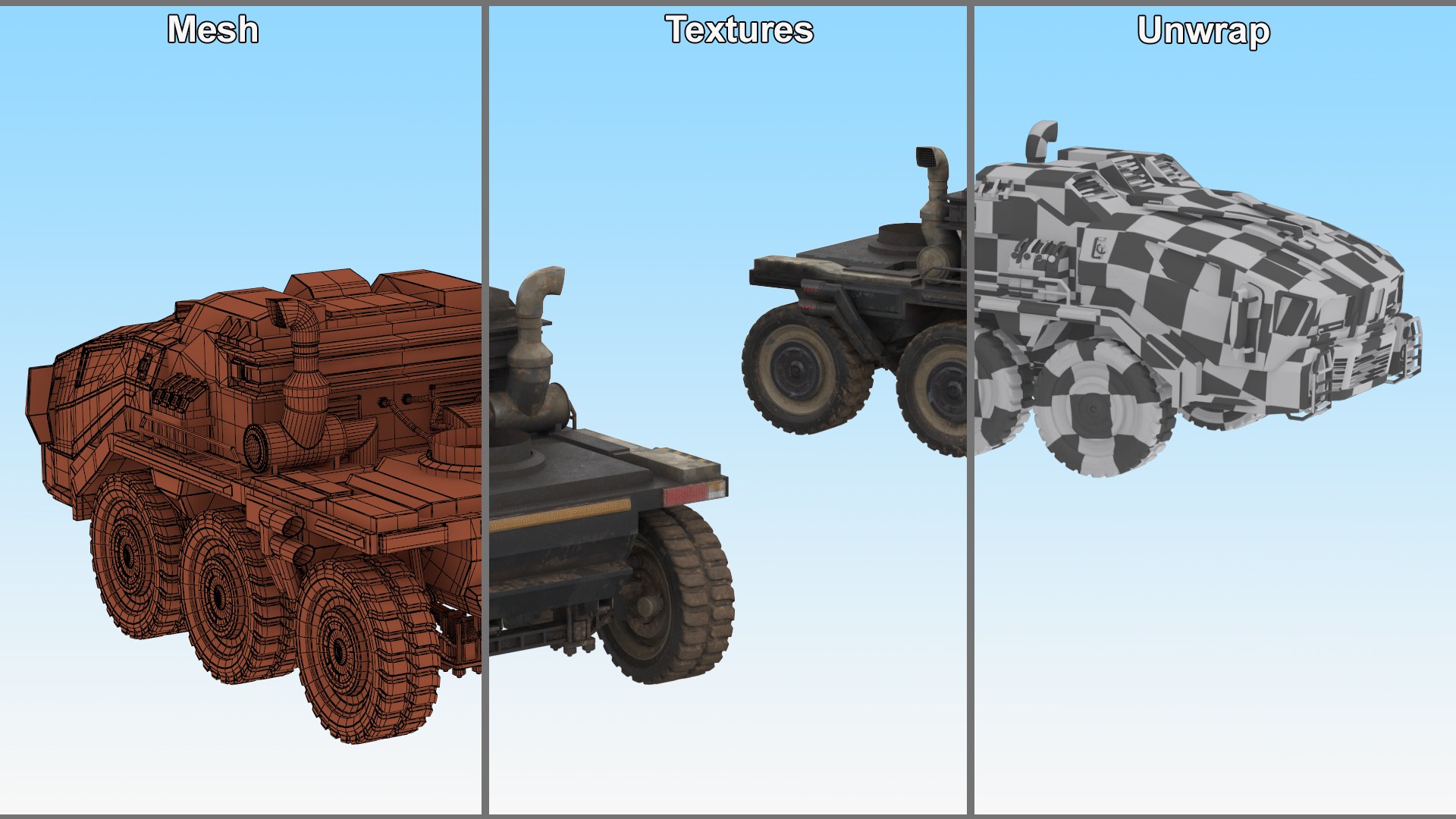 Sci Fi Military Truck Dirty 3D model https://p.turbosquid.com/ts-thumb/1b/jXYLC8/Jh/scifimilitarytruckdirtyvray3dmodel026/jpg/1721601077/1920x1080/fit_q87/42b47f34a8c9849e4c830af84b51e4cd1a7e7b68/scifimilitarytruckdirtyvray3dmodel026.jpg