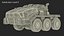 Camion militare di fantascienza sporco