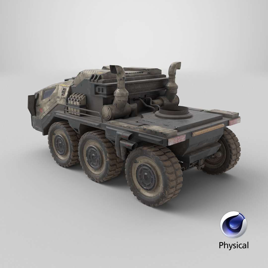 Sci Fi Military Truck Dirty 3D model https://p.turbosquid.com/ts-thumb/1b/jXYLC8/TS/stemcell_cinema_4d_physical_render/png/1725886306/1920x1080/fit_q87/8fe2cb2fc55eb56adecf142b3383ec802a29dc34/stemcell_cinema_4d_physical_render.jpg