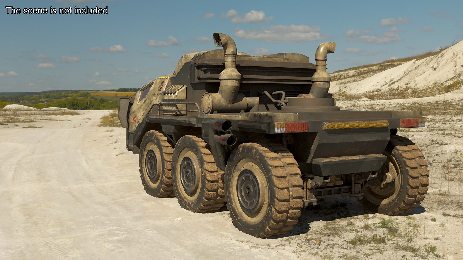 Sci Fi Military Truck Dirty 3D model https://p.turbosquid.com/ts-thumb/1b/jXYLC8/gS/scifimilitarytruckdirtyvray3dmodel008/jpg/1721601021/1920x1080/fit_q87/2a7efa5c63b351a5abf0166d92467934b1290cf4/scifimilitarytruckdirtyvray3dmodel008.jpg