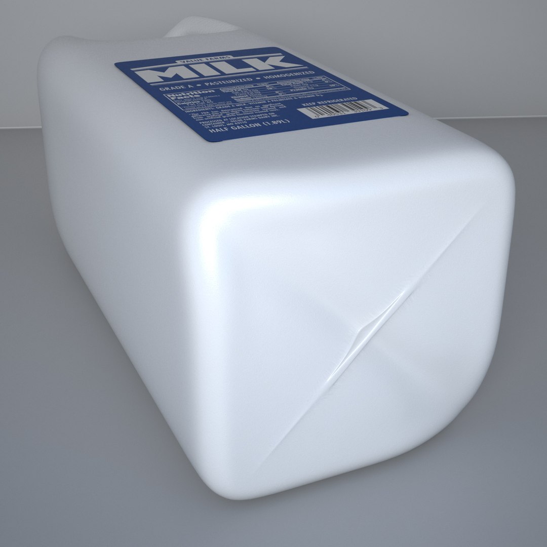 Milk jug - 3D - TurboSquid 1155771