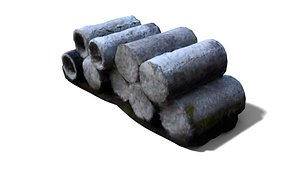 cement cylinders 3ds