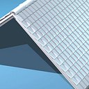 roof tiles 3d model