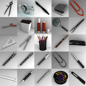 office equipment 3d 3ds