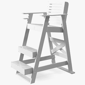 Sentry Lifeguard Chair 42 inch 3D model
