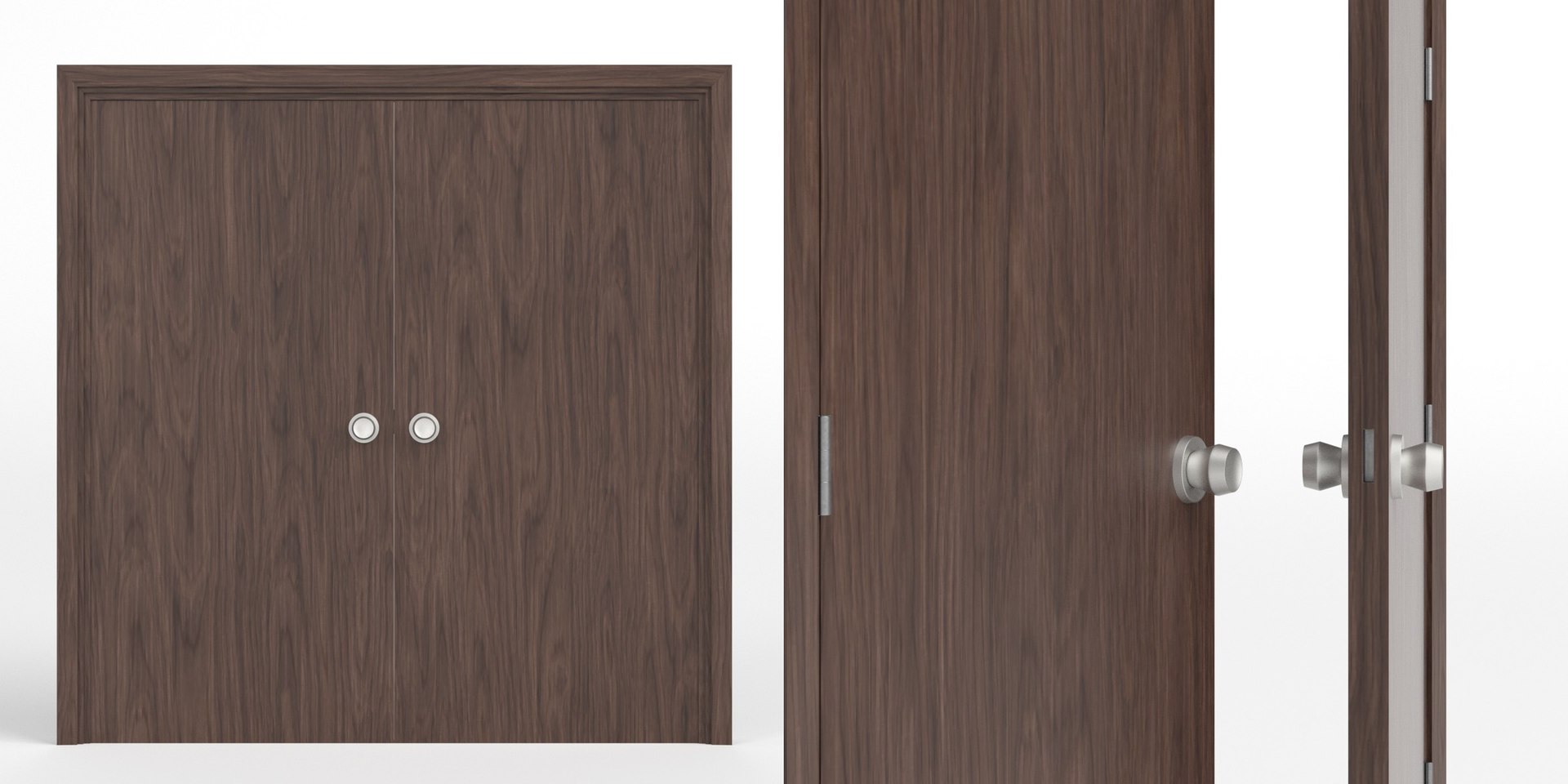 3ds Double Flush Door