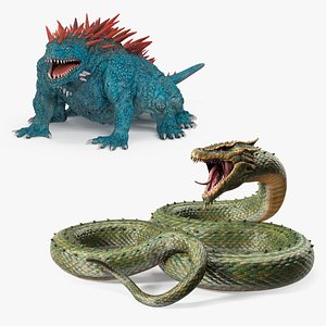 3D model Fantasy Creatures Collection