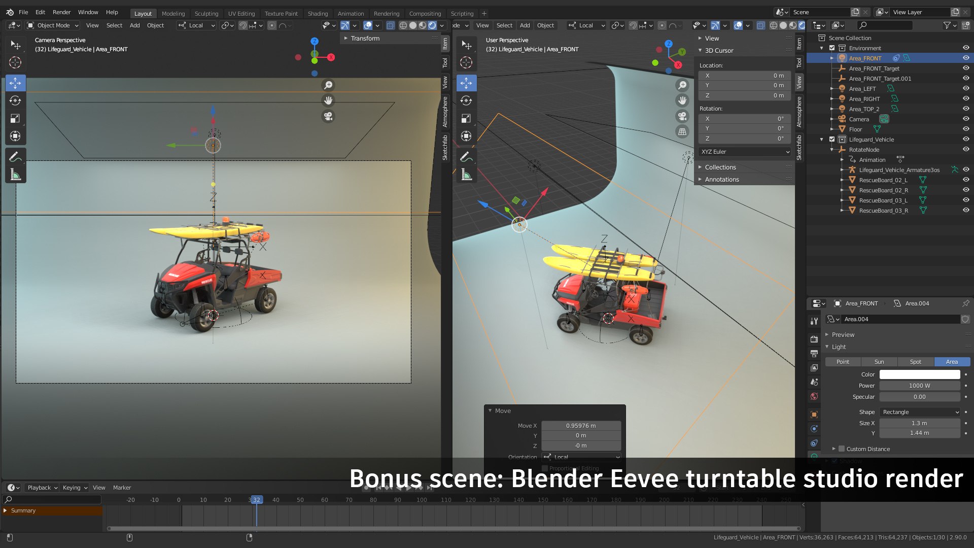 BLENDER EEVEE Brandless 20 car collection volume 3 VR / AR / low-poly