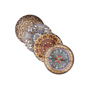 3D round carpet 4 model