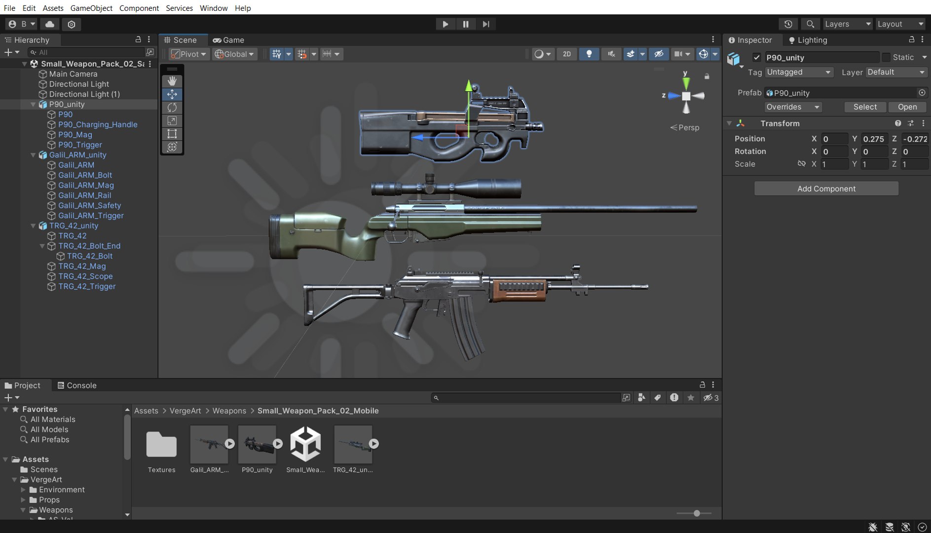 Small Weapon Pack vol 02 - Low Poly Mobile Ready model https://p.turbosquid.com/ts-thumb/1c/8YBX6e/Mw/unity_scene/png/1731630619/1920x1080/fit_q87/57f77886a18b0748947506dffc99372b8e088ac4/unity_scene.jpg