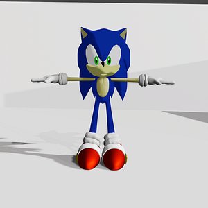 Rigged Sonic The Hedgehog 3D Models for Download | TurboSquid