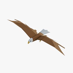 Lowpoly Eagle 3D