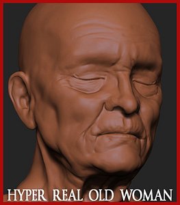 Old Woman - Hyper-real anatomy