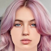 Olivia Scott Welch Head - No Hair - Low poly head for game