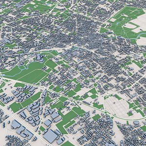 Monza City Italy 3D model