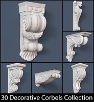 30 Decorative Corbels Collection