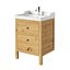 IKEA HEMNES RATTVIKEN Mobile lavabo con 2 cassetti
