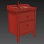 IKEA HEMNES RATTVIKEN Mobile lavabo con 2 cassetti