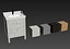 IKEA HEMNES RATTVIKEN Mobile lavabo con 2 cassetti