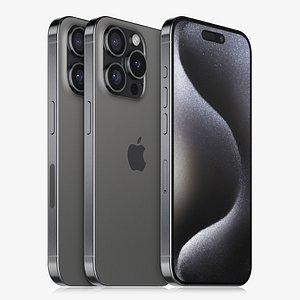 3D Apple iPhone 15 pro v1