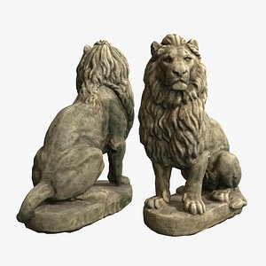 3D model Lion01
