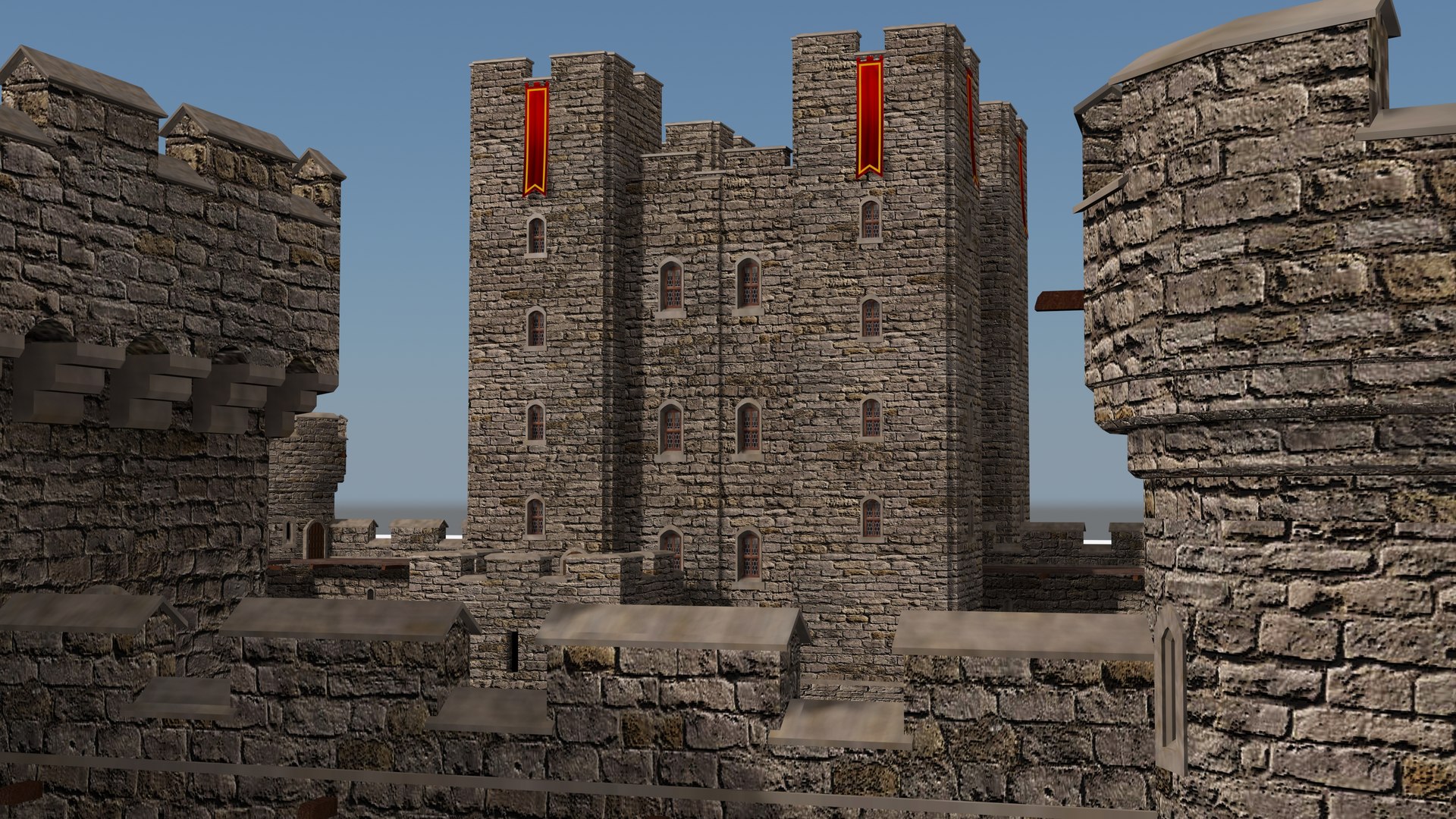 3D High Detail Castle Model - TurboSquid 1722014