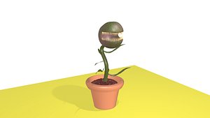 carnivorous plant 3D model