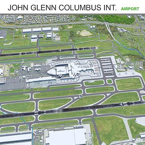 3D John Glenn Columbus International Airport