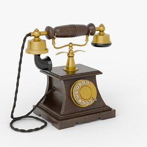Antique rotary phone