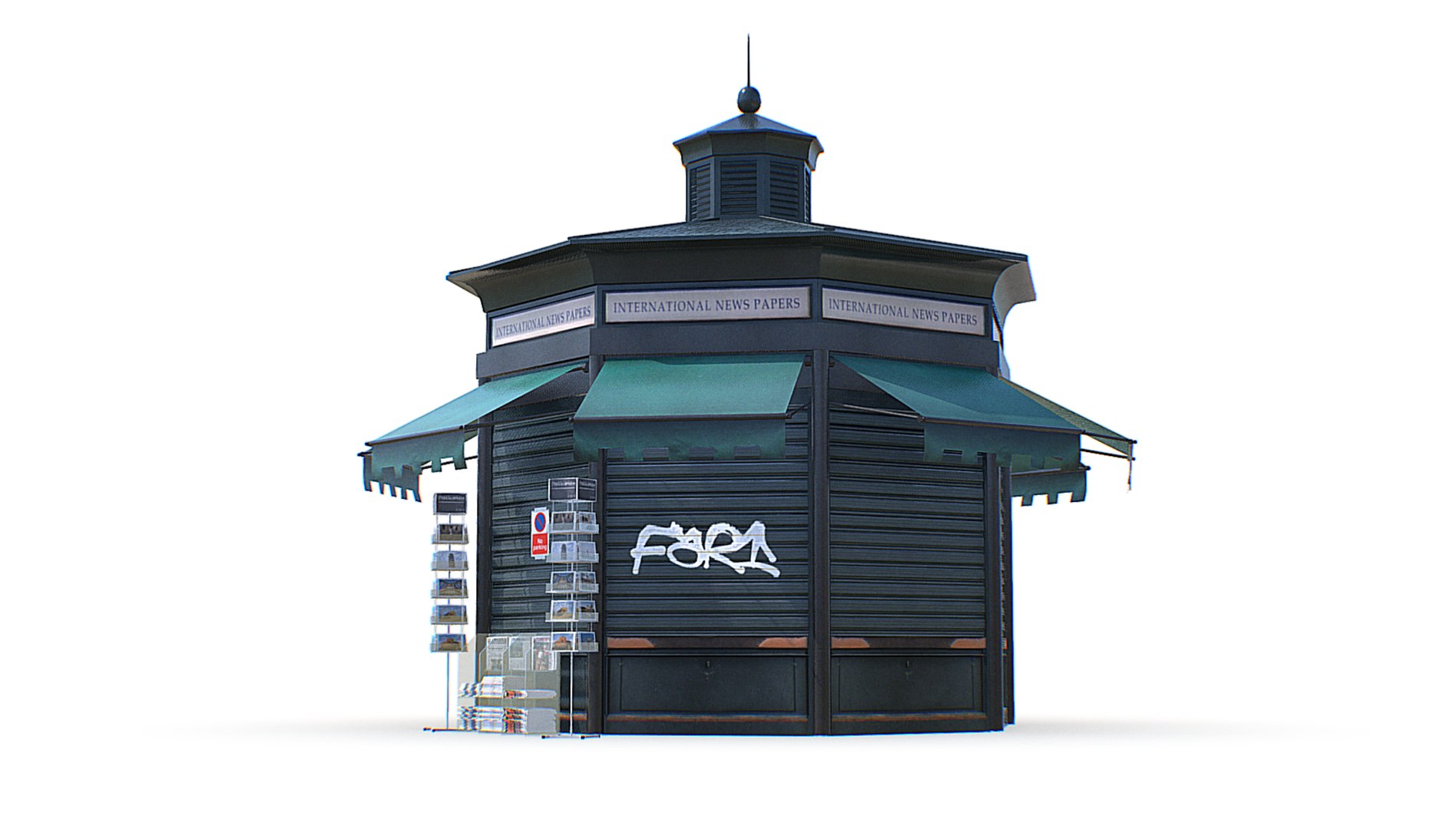 Photorealistic News Stand Kiosk Booth model https://p.turbosquid.com/ts-thumb/1c/gemhCy/mL/2/png/1732210719/1920x1080/fit_q87/063619371b34a466bee8e728fe061cbc233be984/2.jpg