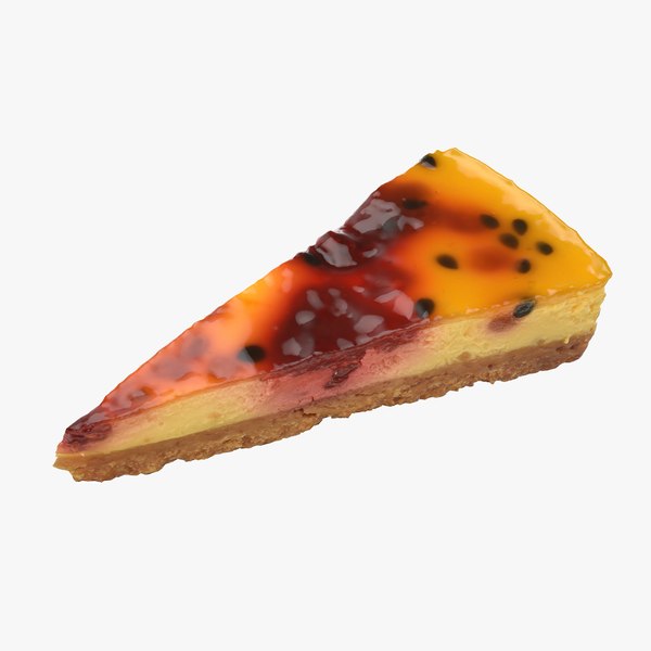 3D passion fruit cheesecake