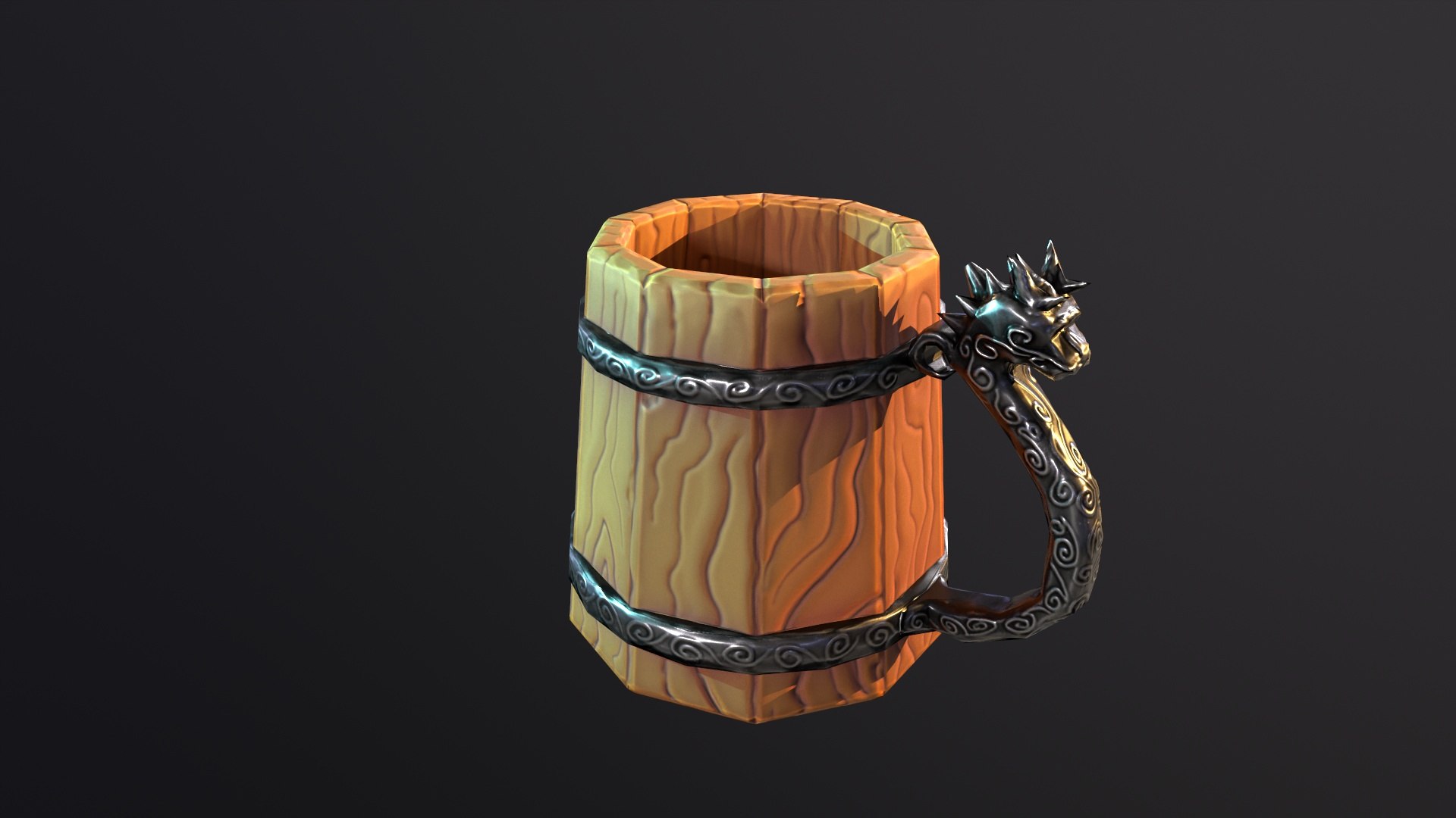 Lowpoly tavern viking beer mug stylized game asset 3D model https://p.turbosquid.com/ts-thumb/1c/iA0QNa/Bl/02_005/jpg/1654262173/1920x1080/fit_q87/354f9bd899ef911d4e54f63abb7fca04a6531b6f/02_005.jpg