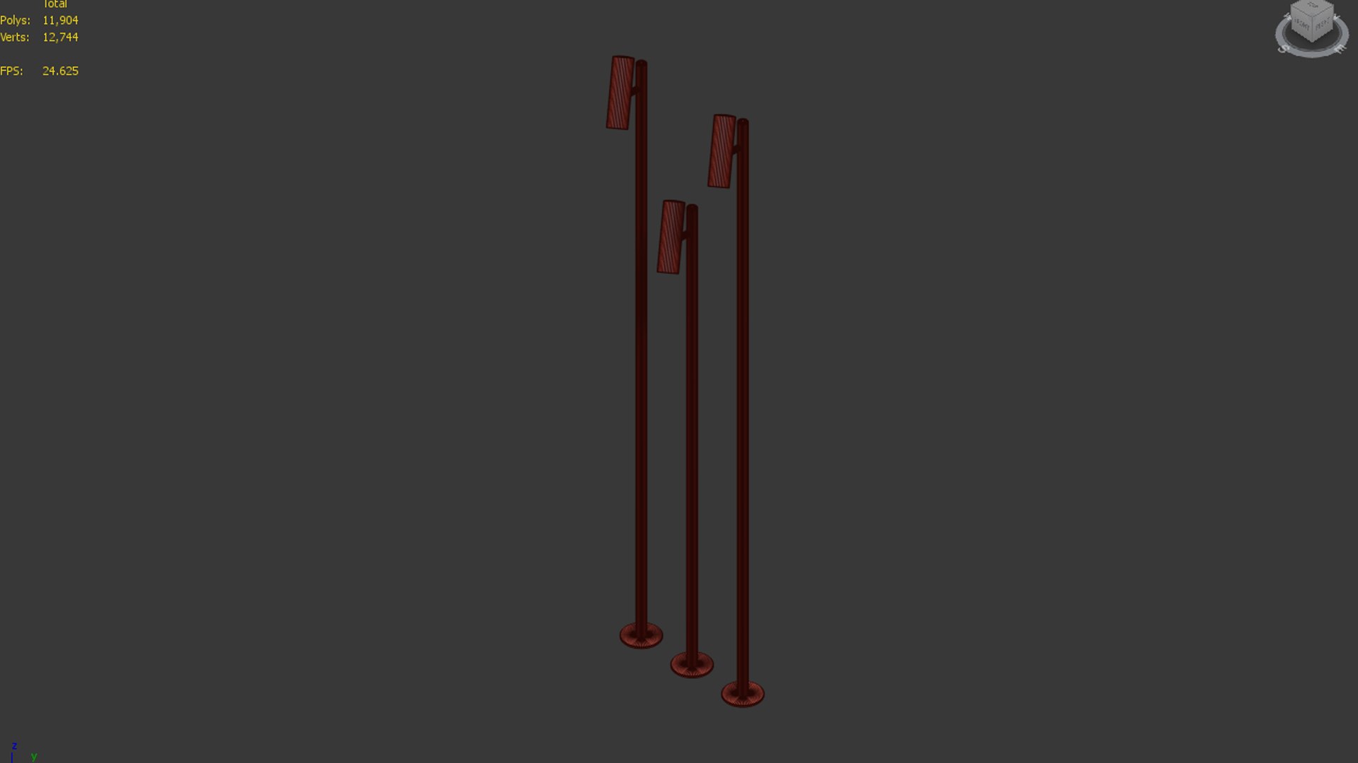 Vector Pole Black By Dexter Floor Lamp Model - TurboSquid 1878243