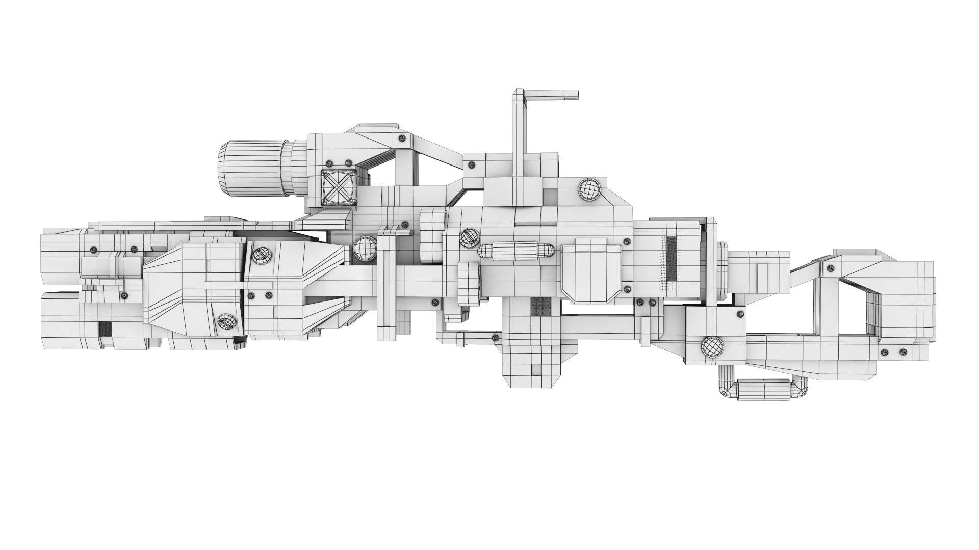 3D Sci-Fi Rifle Model - TurboSquid 1754481