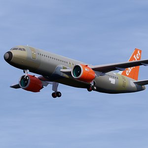 easyjet a320 3D
