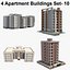 Conjunto de 4 edificios de apartamentos 10