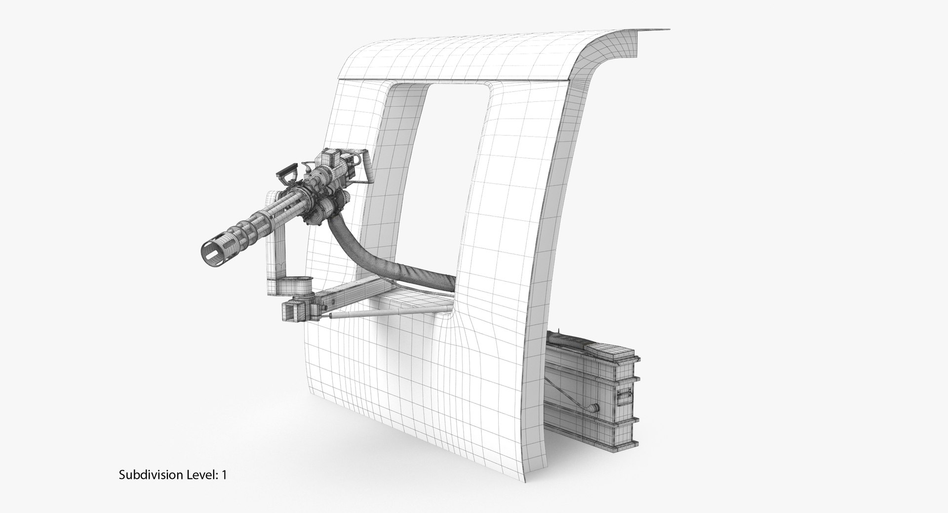 m134 helicopter mount clean 3D model https://p.turbosquid.com/ts-thumb/1c/orWUjN/0sHpKtKk/cam01_it01/jpg/1541446283/1920x1080/fit_q87/d40c0cda376b78ed5d13bbd3db88fe2a6ef9ac90/cam01_it01.jpg