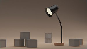 Lamp Rigged and Animatable model