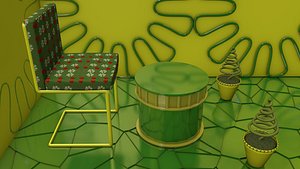 3D ECO ROOM model