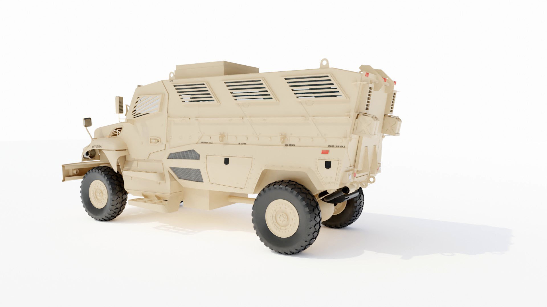 Mrap Resistant Ambush Protected 3d Model