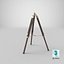 3D Vintage Tripod 1