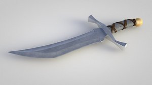 3D dagger model