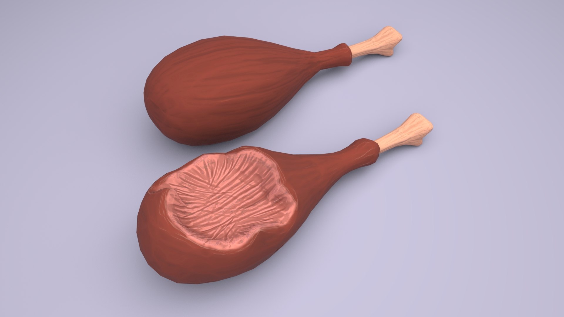3D model chicken leg - TurboSquid 1442302